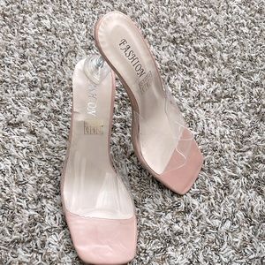 Super Cute Clear Heels!